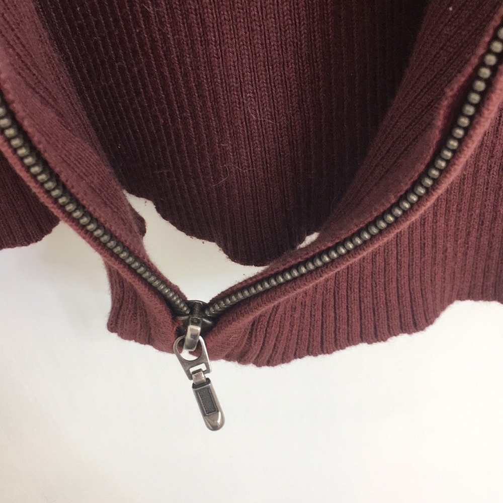 Boston Proper Zip Up Sweatshirt - Picture 6 of 9